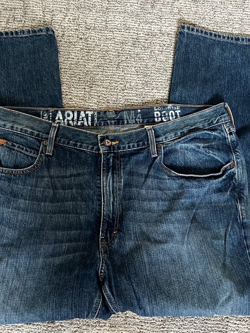 Ariat Men's Dark Blue Denim Jeans